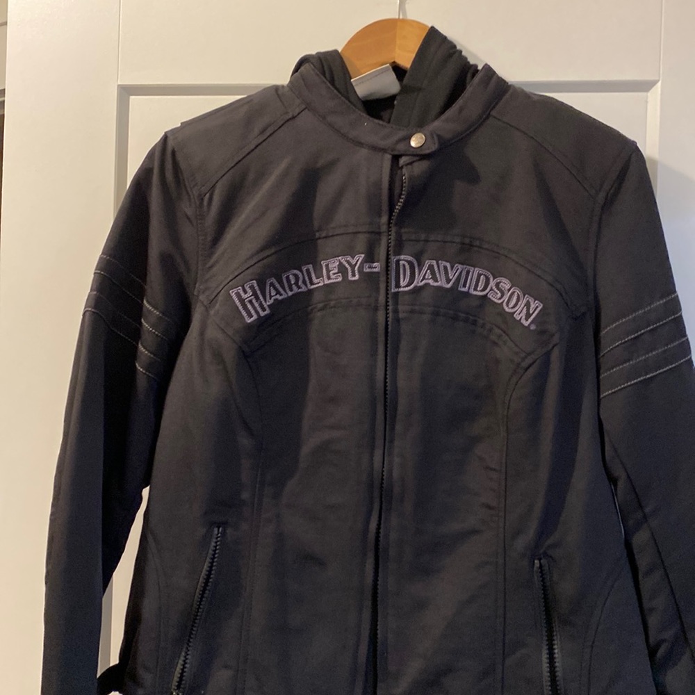 Harley-Davidson® Women's Miss Enthusiast Outerwear Jacket, Black 98519-12VW
